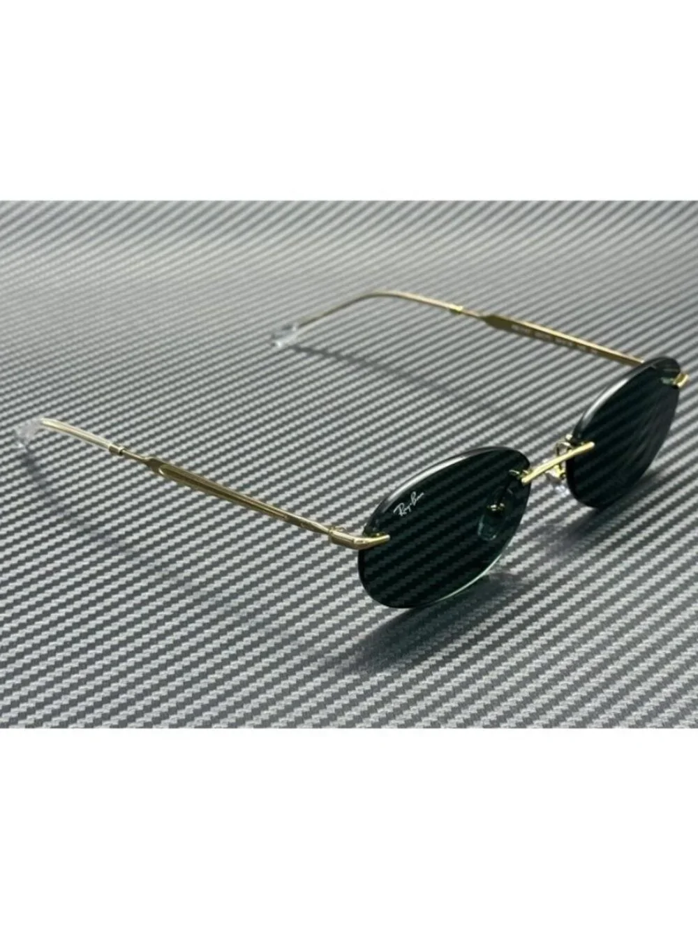 New Ray-Ban Men Gold Sunglasses 54-18-145